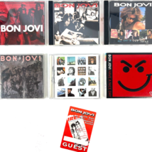 Bon Jovi VIP Guest Pass + 6 CD Lot Hits Wet Nice Day Dualdisc Target Demos Crush - £58.10 GBP