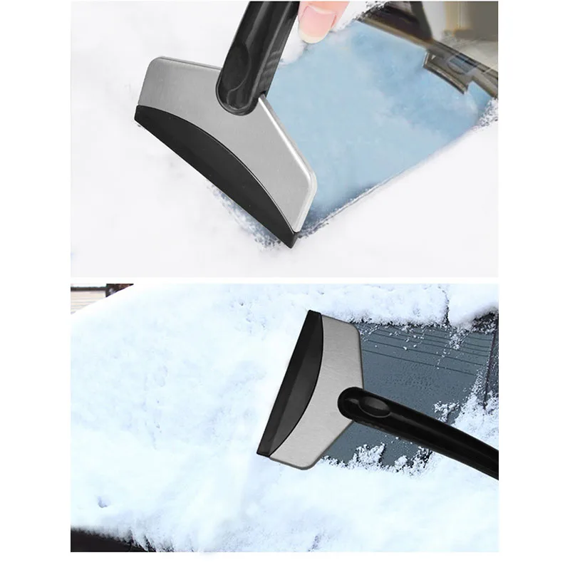Car Snow Remover Ice Scraper Windshield Ice Breaker Snow Shovel Cleaning Tool - $12.57