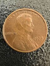 1975 Penny No Mint Mark, letter "T" Punch Mint Error, Decentralized Rim ... - $879.12