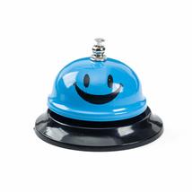 ASIAN HOME Call Bell, 3.35 Inch Diameter, Metal Bell, Blue Smiley Face, ... - £5.43 GBP+