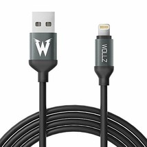 3 Apple Charging Lightning Cable 3.3ft 1M Heavy Duty USB Cord iPhone X 8 7 Black - £8.27 GBP