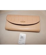 NEW Coach Slim Beechwood Light Gold Style F31565 Envelope Wallet - €92,87 EUR