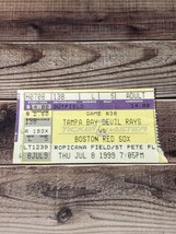 Tampa Bay Devil Rays Vs Boston Red Sox Ticket Stub 7/8/1999 Mlb - £5.50 GBP