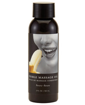 Earthly Body Edible Massage Oil - 2 Oz Banana - £12.04 GBP