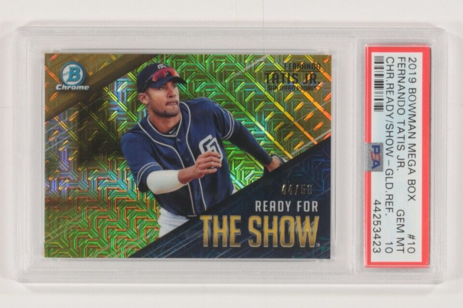 2019 Bowman Chrome Mega Scatola Fernando Tatis Junior Pronto/Show Oro Rif. PSA Item image 2