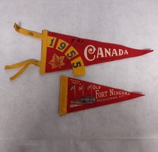 Old Fort Niagara Pennant Youngstown Ohio 1955 Canada Pennant - £17.54 GBP