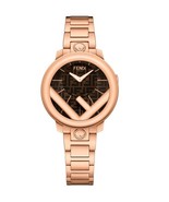 Fendi Run Away Rose Tone Brown Dial 28mm Watch  F714522000 - $885.00