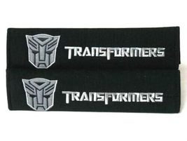 Transformers Autobots Embroidered Logo Seat Belt Cover Shoulder Pad 2 pcs - £10.21 GBP