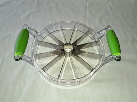 Watermelon Melon Pineapple Cantaloupe Cutter Slicer Stainless Steel 8.5&quot; - £6.33 GBP