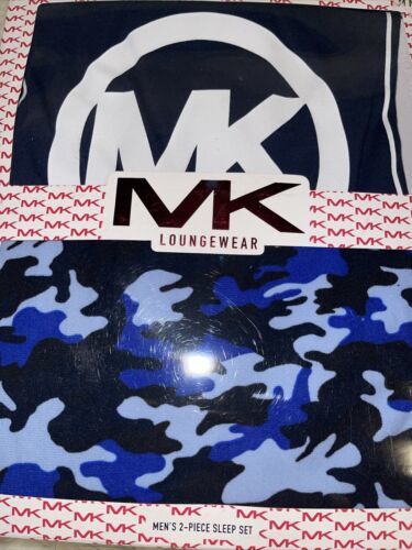 Primary image for Michael Kors Men's Two Piece Pajama Set Lounge Pants & T Shirt Camo SZ M NEW