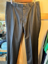 Vitarelli Men’s Black 36X31” Straight Leg Flat Front Polyester Blend Dre... - $19.30