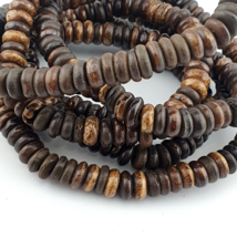 Vintage Tibetan Yak Bone (Buffalo) Beads Beaded Necklace - $27.60