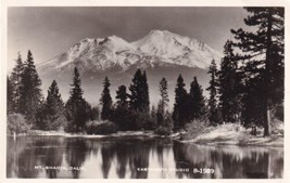 Mt. Shasta from Summit Lake CA California, Vintage RPPC Real Photo Postcard E06 - ₹769.57 INR