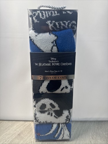 The Nightmare Before Christmas Socks  7 Pair CREW SOCKS SIZE 6-12 - $12.87