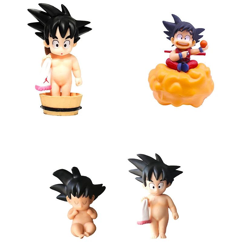 9-10CM Anime Dragon Ball Z Baby Son Cute Towel Monkey Monkey King Goku Doll - £10.72 GBP