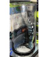 Greenbrier 16oz Ascent Black Swirl Cooler Drinking Bar Highball Glass-NE... - $341.48 MXN