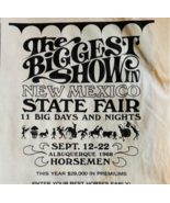 1968 Horsemen New Mexico State Fair Advertisement Albuquerque Show DWP9C - $554.45 MXN