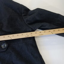 Gap RN#54023 Women's Black Wool Blend Buttons Coat Jacket Pockets Size Medium image 5