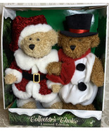 Dandee Collector’s Choice Limited Edition Plush Christmas Bears Santa Sn... - $320.43 MXN