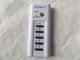 iClicker + Plus Student Response Remote Control model RLR15 working #XXX... - £7.90 GBP