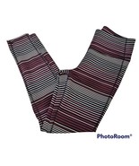 Athleta Leggings Small High Rise Expanse Stripe Chaturanga  Great Condit... - $10.16 CAD
