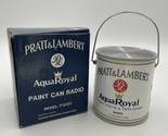 Pratt &amp; Lambert Paint Can Transistor Radio AM Promo Item With Box Tested... - $61.70