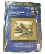 Thomas Kinkade Lamplight Village Counted Cross Stitch Kit 50964 New in P... - £11.85 GBP