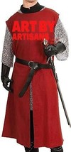 Halloween Costumes Medieval Knight Viking Men&#39;s Cotton Tunic Renaissance... - $75.00