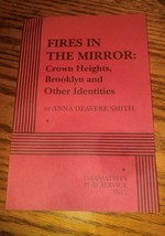 Fires in the Mirror Crown Heights Brooklyn Other Identiteis Anna Smith DPS Book - £11.98 GBP