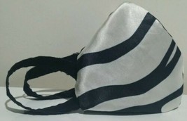 Zebra Print Premium Fabric Cloth Face Mask》Reversible, 2-in-1》Washable, Reusable - £9.40 GBP