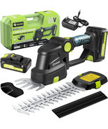 Saker Cordless Hedge Trimmer-20V Electric Shrub Trimmer Grass Shears Han... - $156.23