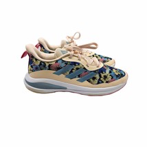 Adidas Women&#39;s FortaRun Lace Up Running Shoes Size 7 Floral Peach Pink - $33.11