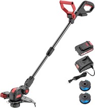 ECOMAX 18V 12&quot; Cordless String Trimmer &amp; Edger, Edger Lawn Tool with 90,... - £83.12 GBP