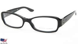 New Ralph Lauren Rl 6078-B 5001 Black Eyeglasses Glasses 52-16-135 B30mm Italy - $67.61