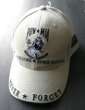 Pow Mia You Are Not Forgotten Some Gave All Embroidered Baseball Cap Hat - $11.95