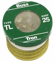 Bussman TL-25PK4 25 Amp Time Delay Plug Fuses 4 Count - $22.28