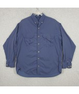 Cabelas Outdoor Gear Men&#39;s Button Up Shirt Size XL Blue Long Sleeve Hunt... - £11.56 GBP