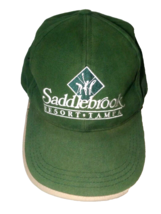 Vintage Saddlebrook Resort Hat Strapback Cap Mens Green Tampa Bay Golf Florida - £11.68 GBP