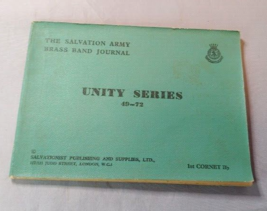 1964 Salvation Army Brass Band  Journal Unity Series 49-72 - £12.19 GBP