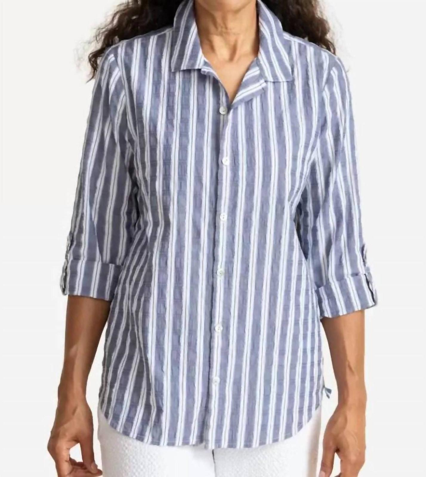 Habitat Palm Ribbon Trim Tunic Top Size M - $64.35