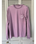 Ivory Ella Purple Long Sleeve Elephant Logo Pocket Tee T-Shirt Shirt Top... - £15.30 GBP