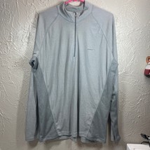 Patagonia Mens Gray 1/3 Zip Raglan Sleeve Mock Neck Lightweight Jacket S... - $46.15 CAD