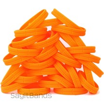 50 Basketball Wristbands - Great Silicone Bracelets with Hoops Ball Design - £29.17 GBP