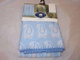 John Robshaw Textiles blue Paisley Shower Curtain NIP - $47.95