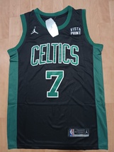 Jaylen Brown Boston Celtics black with green jersey  - £31.29 GBP