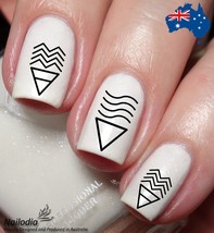 Four Nature Elements Symbol Nail Art Decal Sticker Water Transfer Slider - $4.59