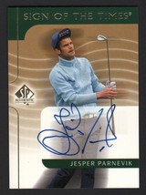 Jesper Parnevik #JP, 2003 SP Authentic - Sign Of The Times Gold, NM condition - £7.93 GBP