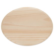 Unfinished Unpainted Wooden Oval Shape Cutout DIY Craft 12 Inches - £31.96 GBP