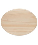 Unfinished Unpainted Wooden Oval Shape Cutout DIY Craft 12 Inches - £31.86 GBP