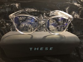 These TR90 L-036 49-19-143 Blue Light Glasses ( crystal grey )  - £23.55 GBP
